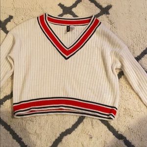 A crop sweater